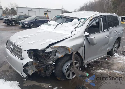 2008 Toyota Highlander Hybrid z USA, uszkodzony, nr VIN JTEEW41A882017644